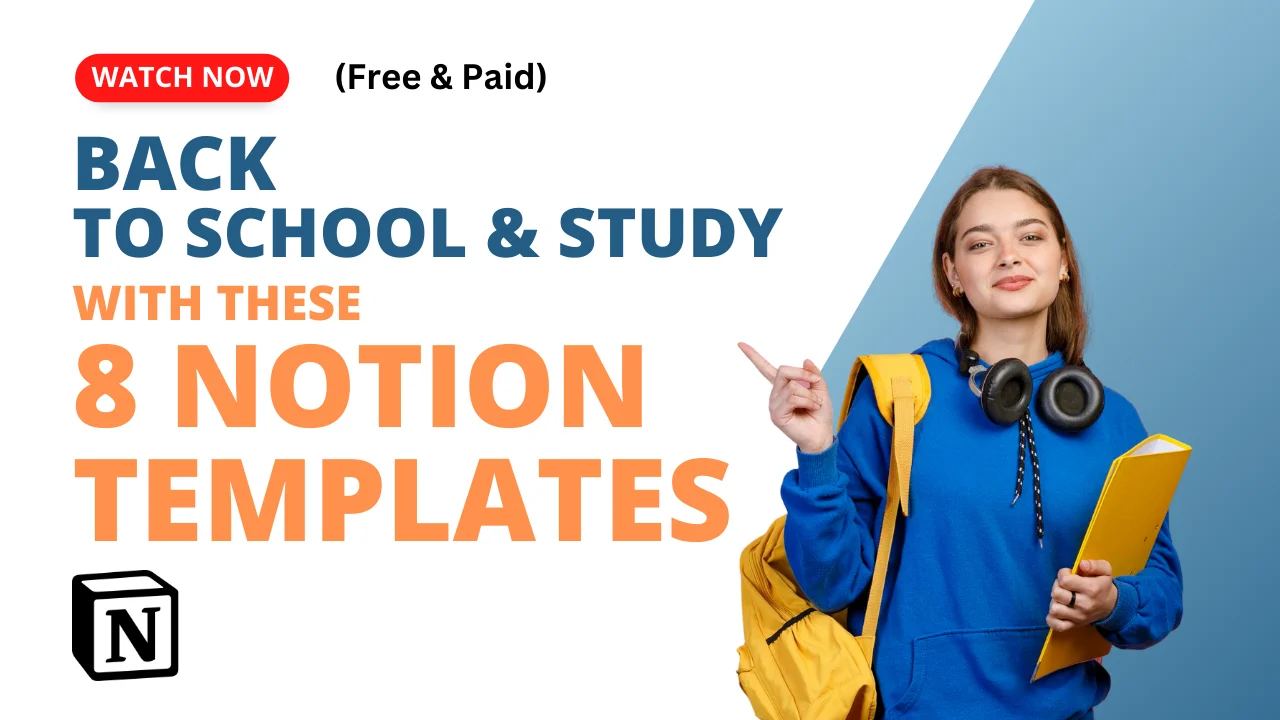 8 Notion Templates for Study and School